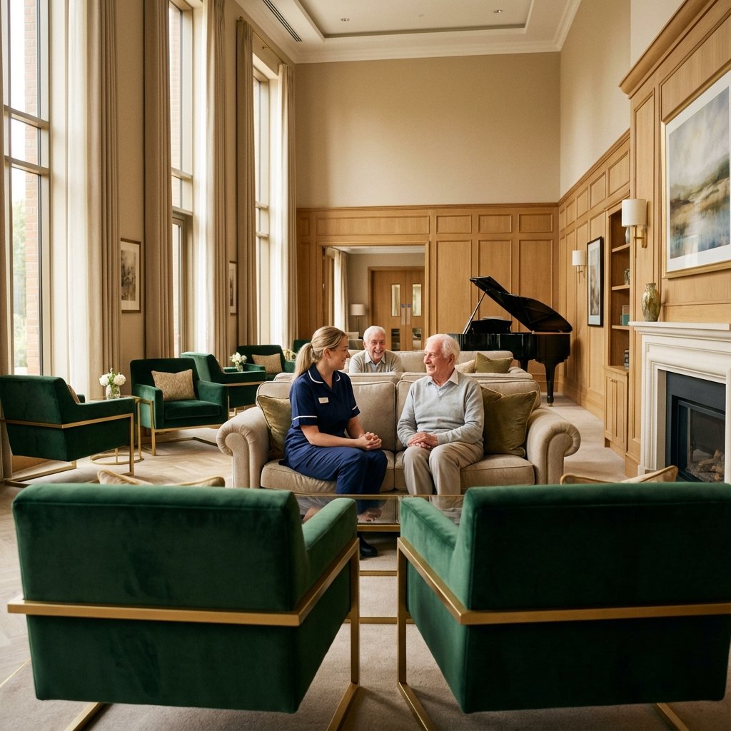 Interior luxuoso da HouseCare